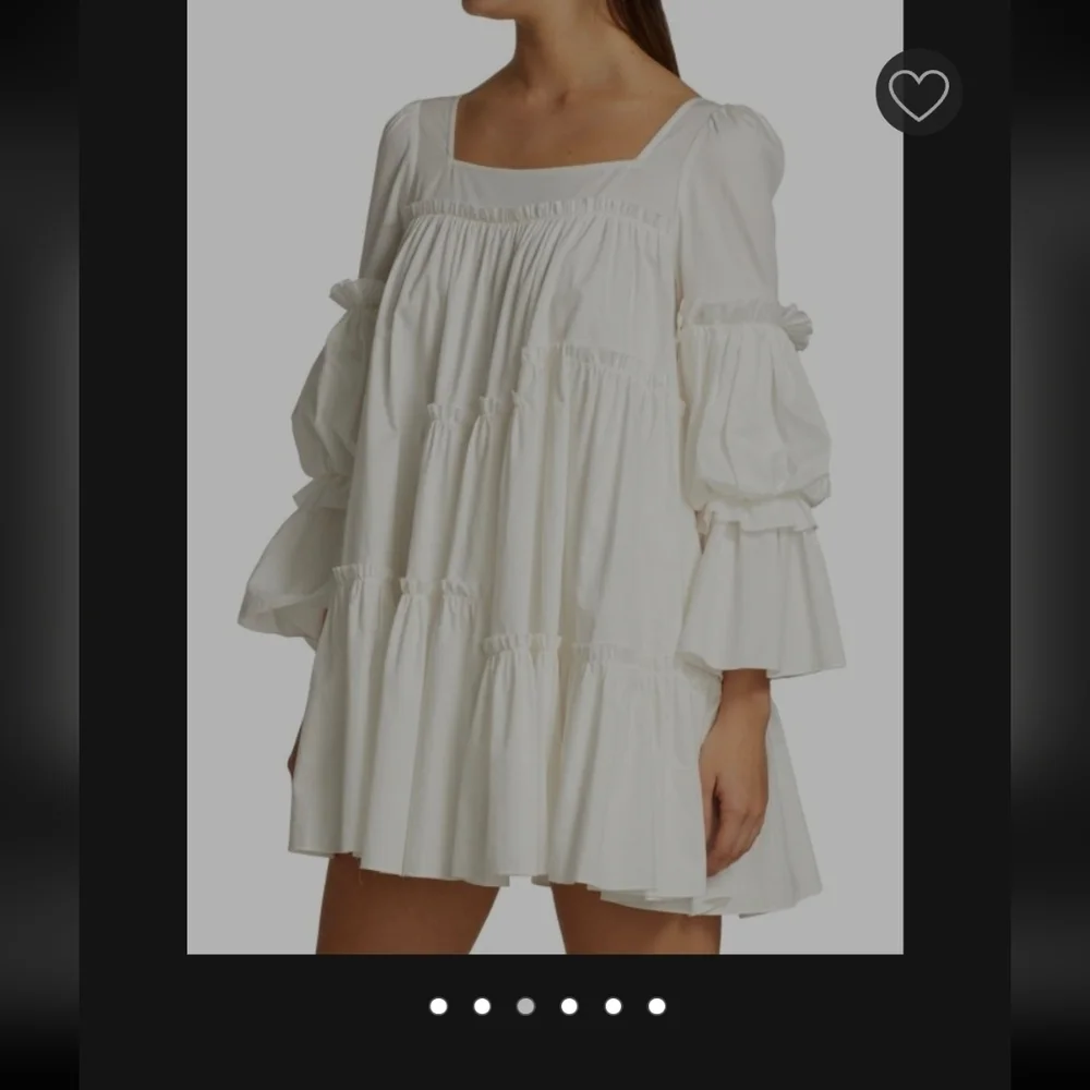 Aje L'espirit Ruffle Mini Dress Size L - Picture 1 of 8